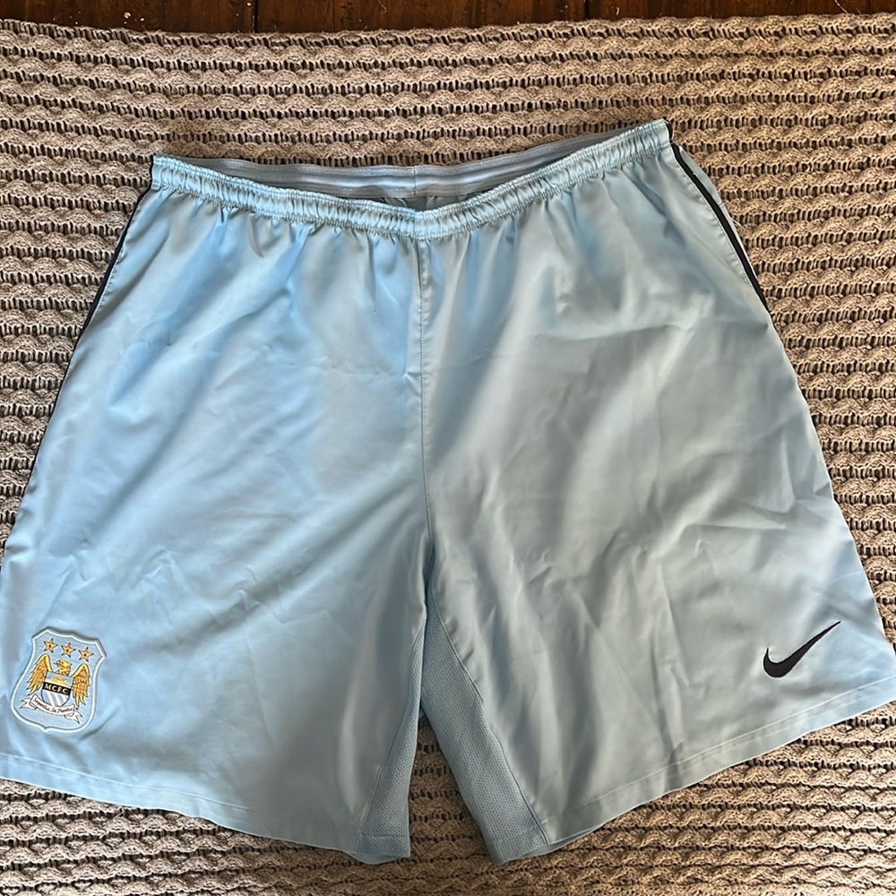 Manchester City soccer shorts